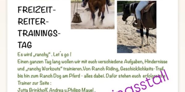 Trainingstag für Freizeitreiter