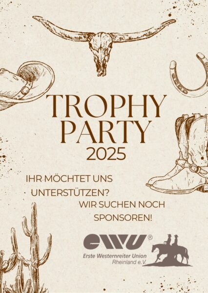 Werde Sponsor unserer Trophy Party