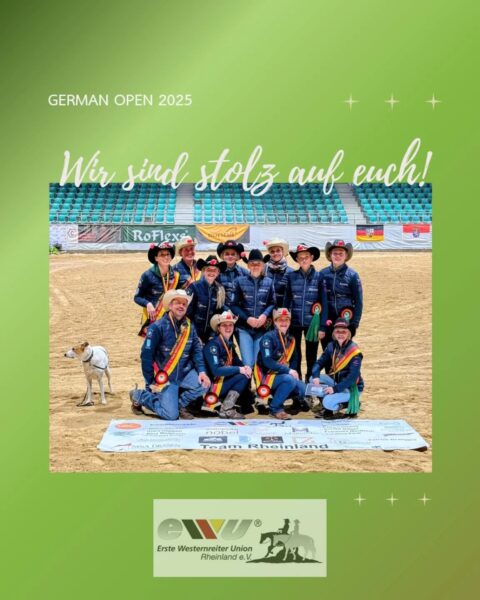 Unser Rheinland Kader auf der German Open Mannschaftstag