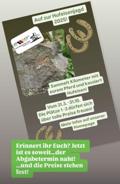 Preise der Hufeisenjagd 2025