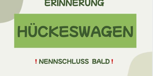 Nennschluss am 4.05. für Hückeswagen