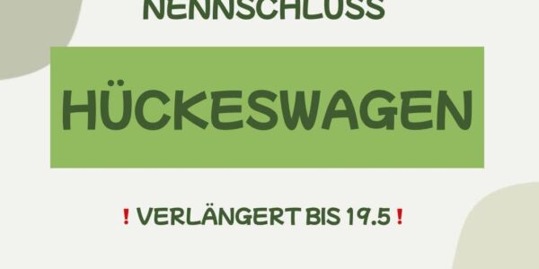 Nennschluss verlängert für Hückeswagen